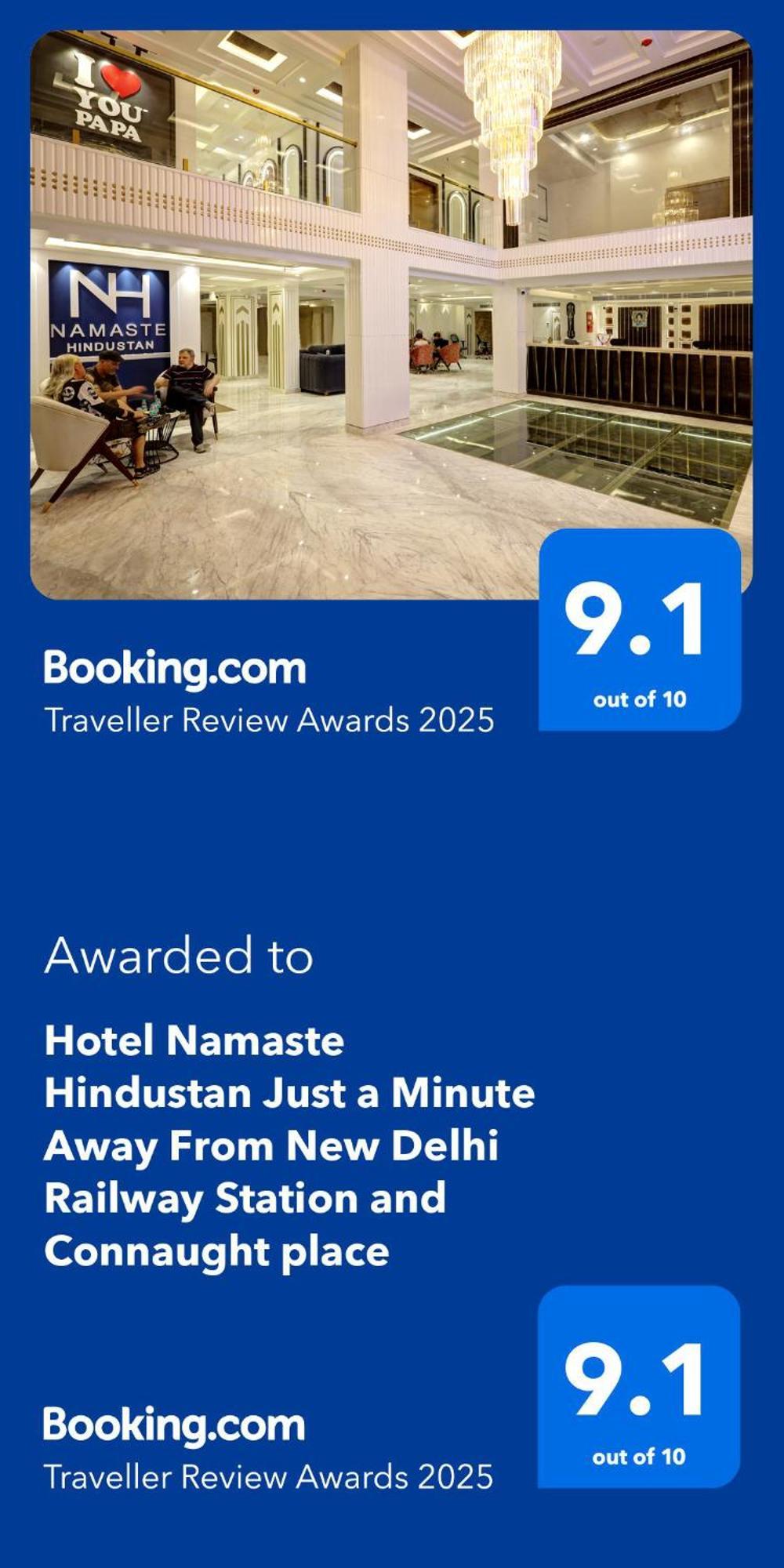 Hotel Namaste Hindustan Just A Minute Away From New Delhi Railway Station And Connaught Place Extérieur photo